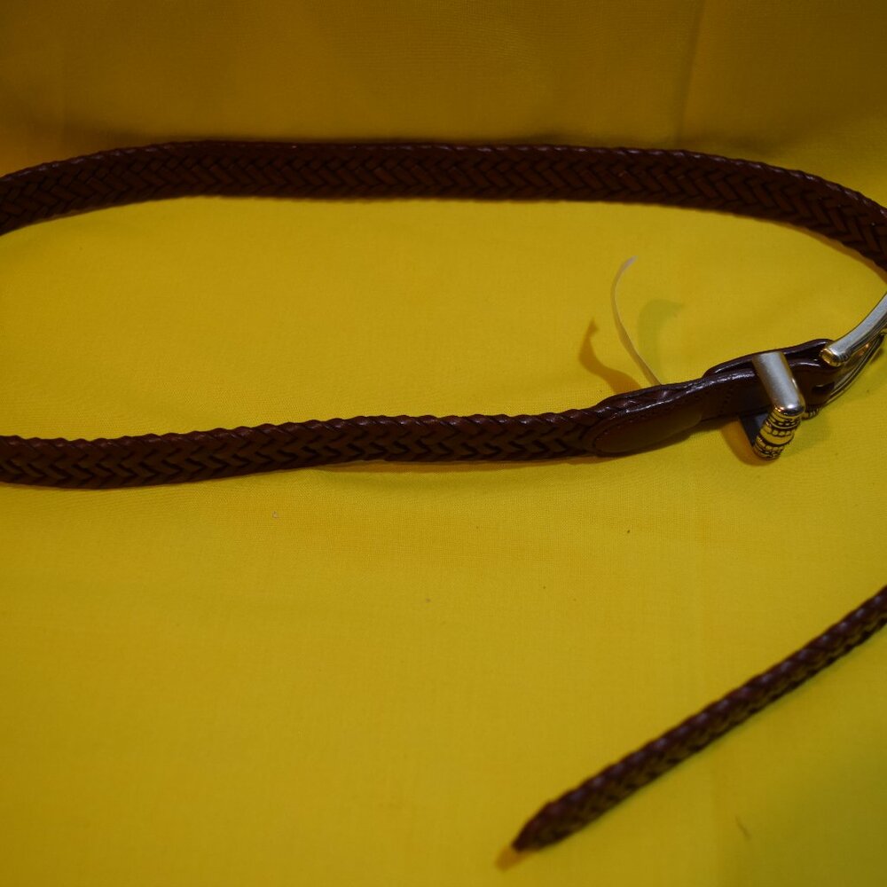 Gently Used Talbot LEATHER BELT Waist Small - Picture 2 of 4